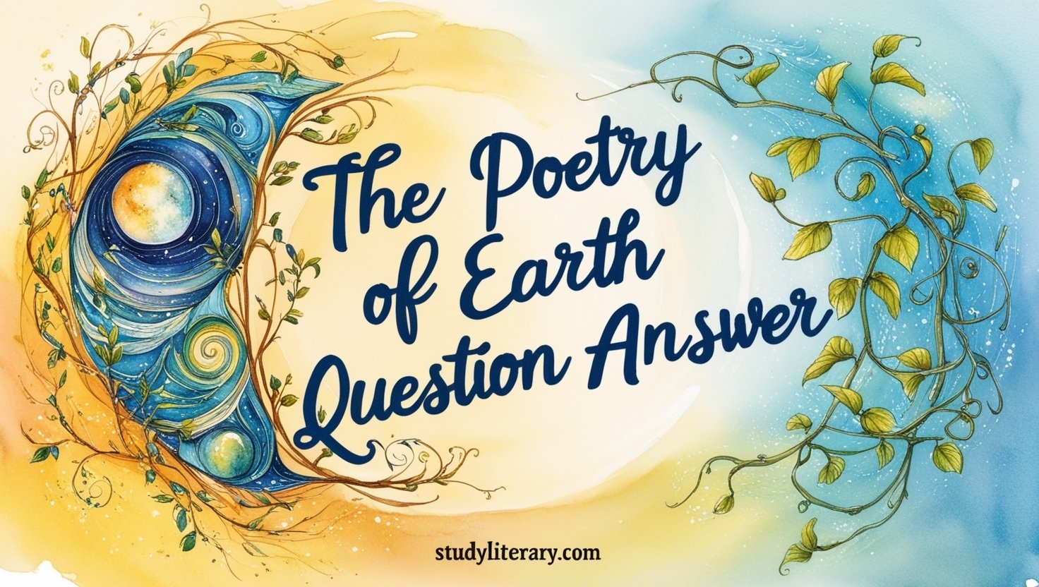 Ultimate Guide: The Poetry of Earth Question Answer – Top 9 Insights ...