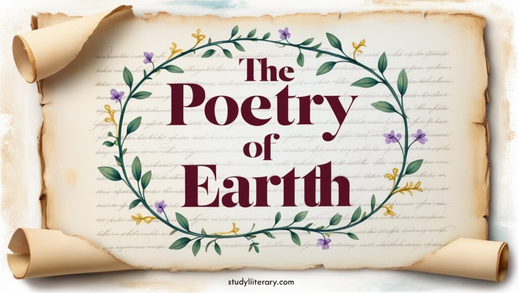 The Poetry of Earth line by line explanation