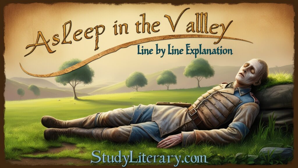 Asleep In The Valley line by line explanation