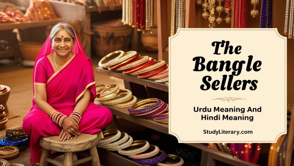 The Bangle Sellers Urdu Meaning and Hindi Meaning