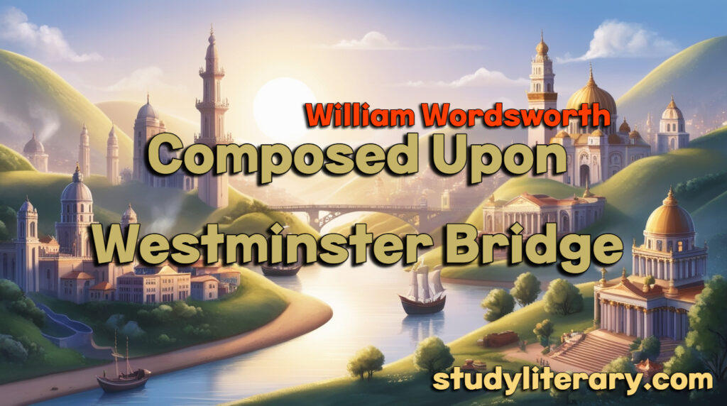 Composed Upon Westminster Bridge - studyliterary.com