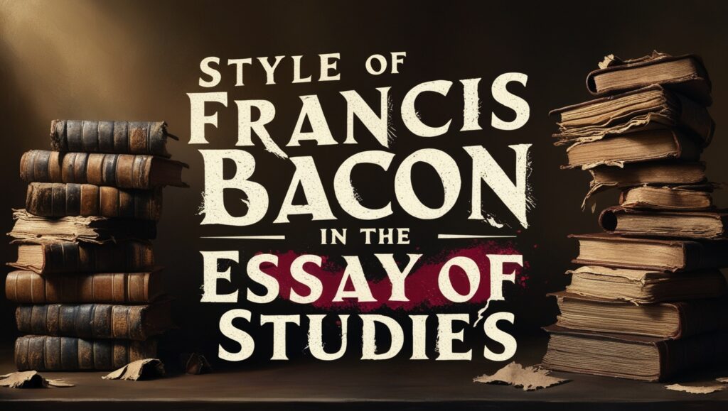 Style of Francis Bacon in the Essay Of Studies