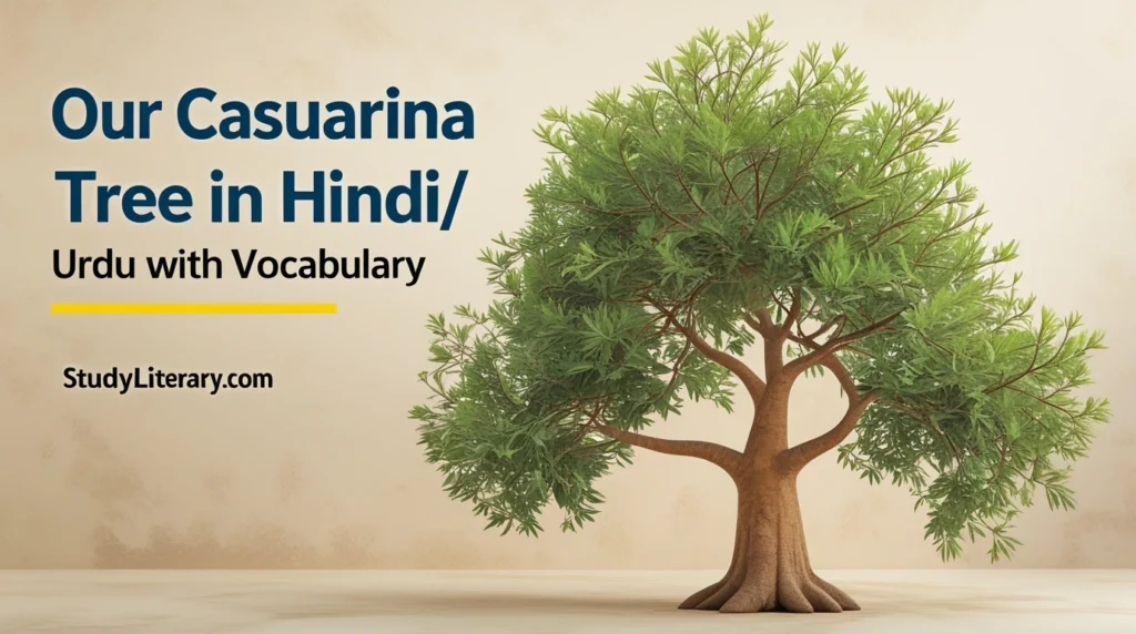 Our Casuarina Tree in Hindi/Urdu with Vocabulary