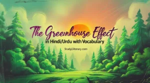 The Greenhouse Effect in Hindi/Urdu with Vocabulary