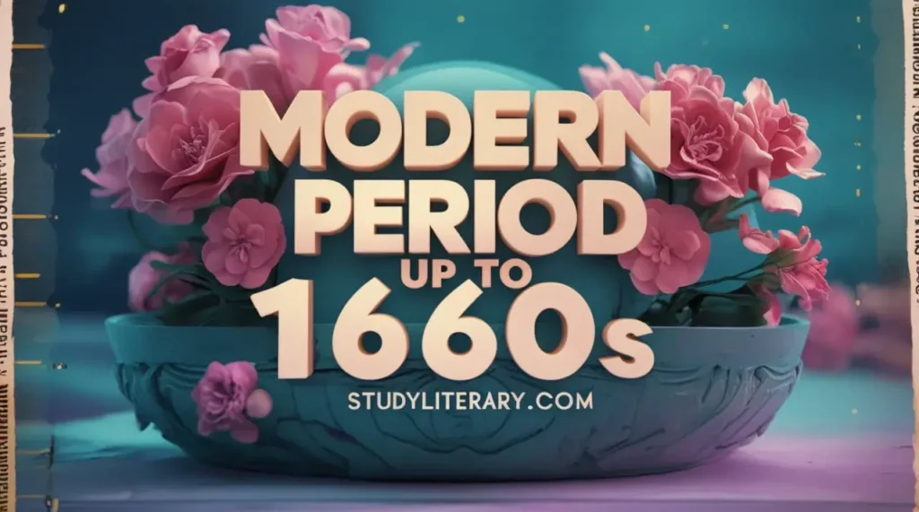 Modern period up to 1960s