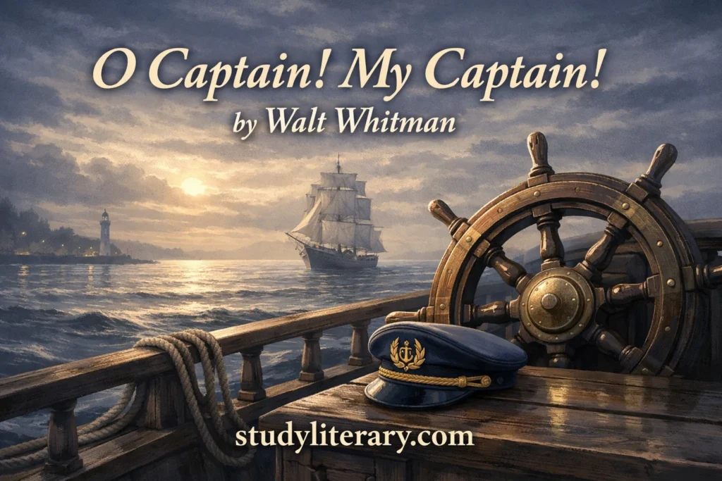 O Captain! My Captain! by Walt Whitman Line by Line Explanation
