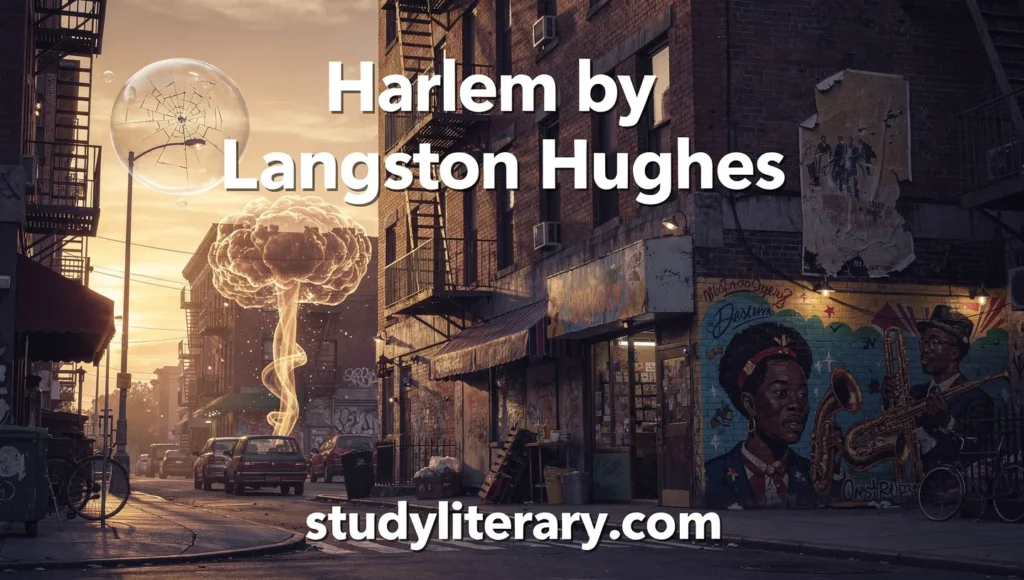 Harlem by Langston Hughes Line by Line Explanation