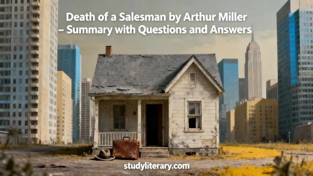 Death of a Salesman Summary with Questions & Answers | Arthur Miller | MA/BA Emglish | DSC 4