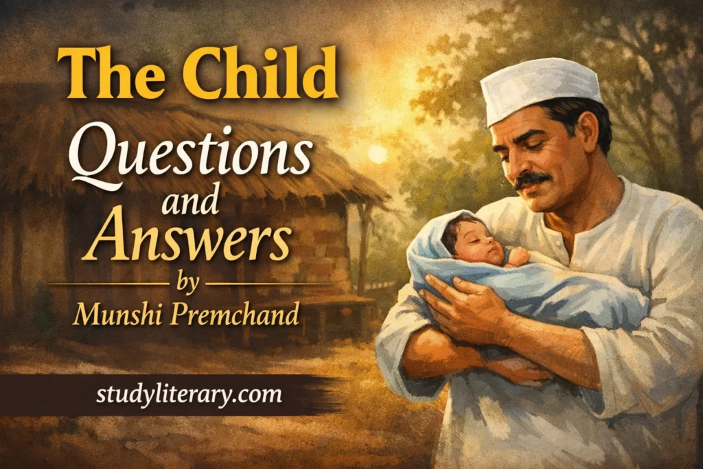 The Child Questions and Answers by Munshi Premchand | Free Quiz for Practice | Critical Appreciation | BA/MA English | ACE 1