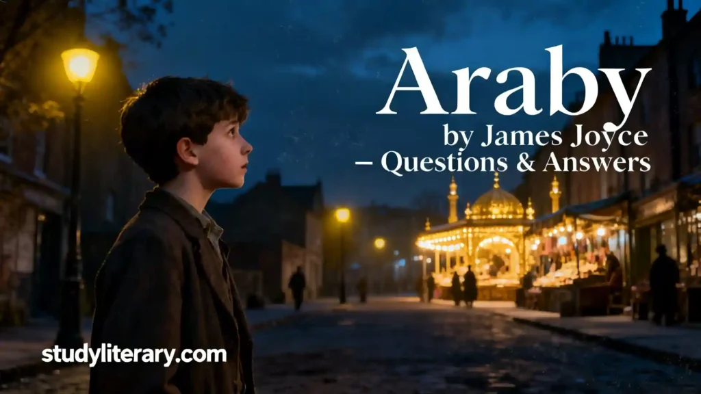 Araby Questions and Answers of James Joyce