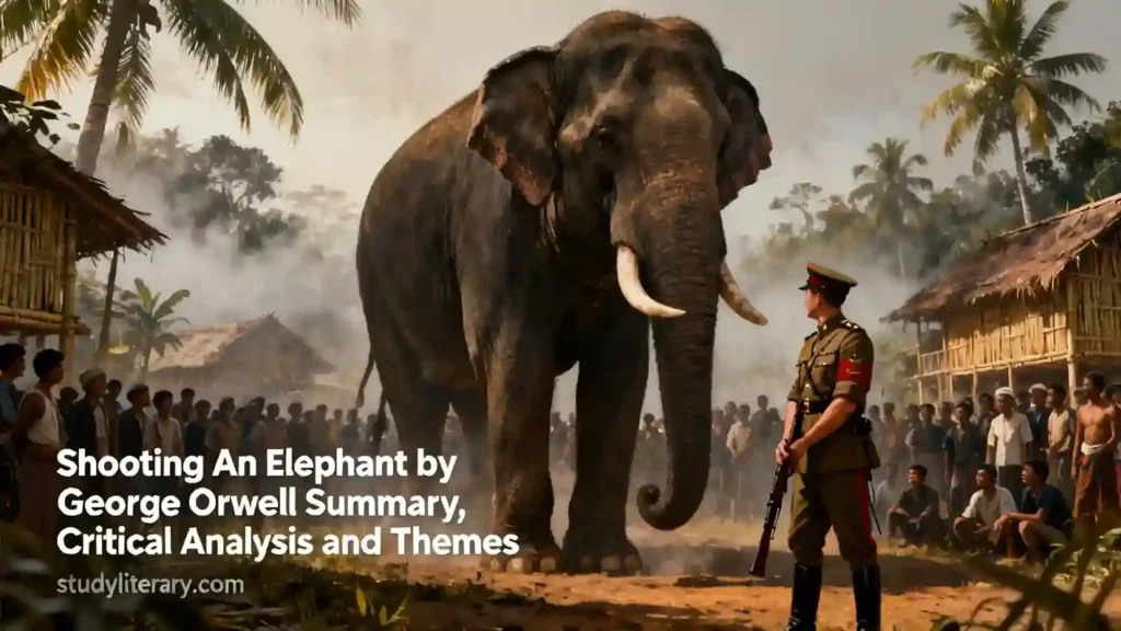 Shooting An Elephant Summary of George Orwell | Life and Works of George Orwell | Critical Analysis and Themes | DSCC 2 | M.A / B.A English