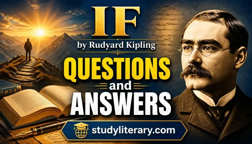 If Questions and Answers of Rudyard Kipling | A Magic Place Class 7 | ICSE Board
